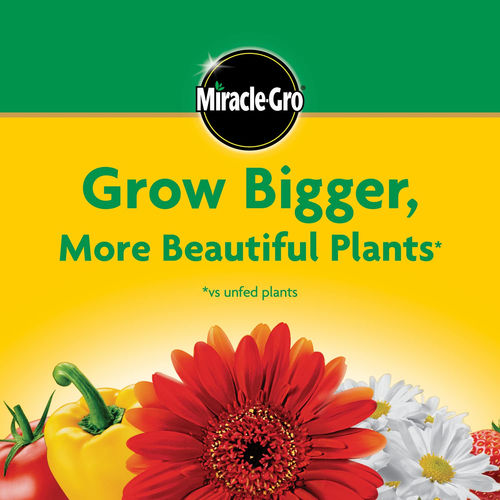 Miracle-Gro Water Soluble All Purpose Plant Food used with watering can application method