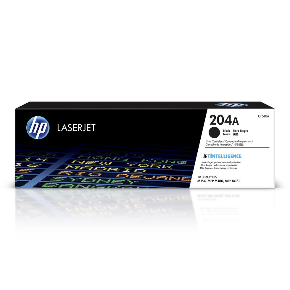 HP 204A Black Toner Cartridge - main product image