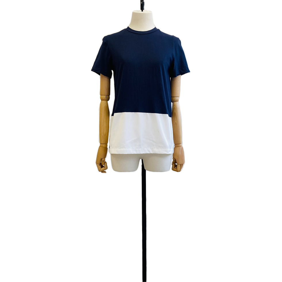 WOAW x EDIT Bi-Color Short-Sleeves Tee