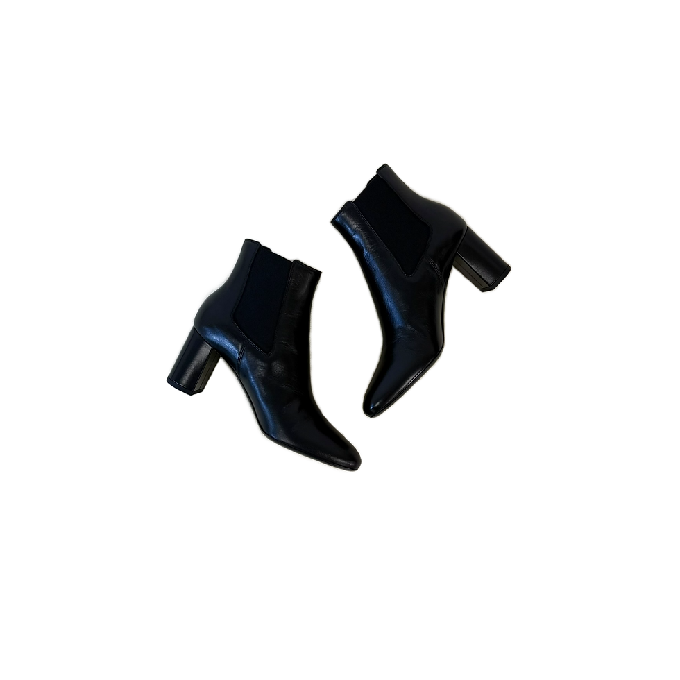 Saint Laurent Black Loulou Chelsea Boots