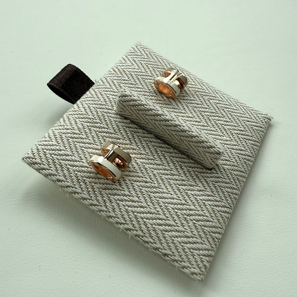 Thumbnail: Hermes Mini Pop H Rocabar Earrings