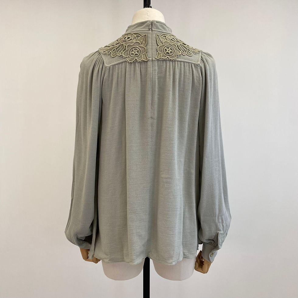 Thumbnail: Chloe Long Sleeves Embroidered Top