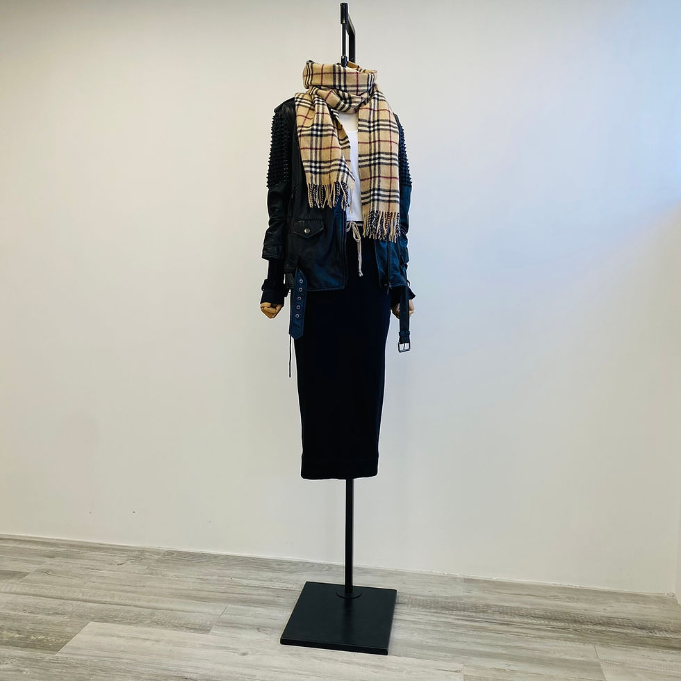 Thumbnail: Phillip Lim Studded Biker Leather Jacket with Layered Sleeves