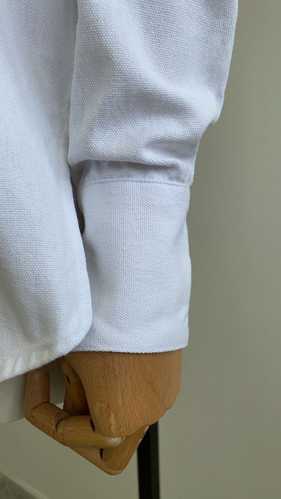 Thumbnail: Dubie Grey Cotton Shirt with Peeked Chest