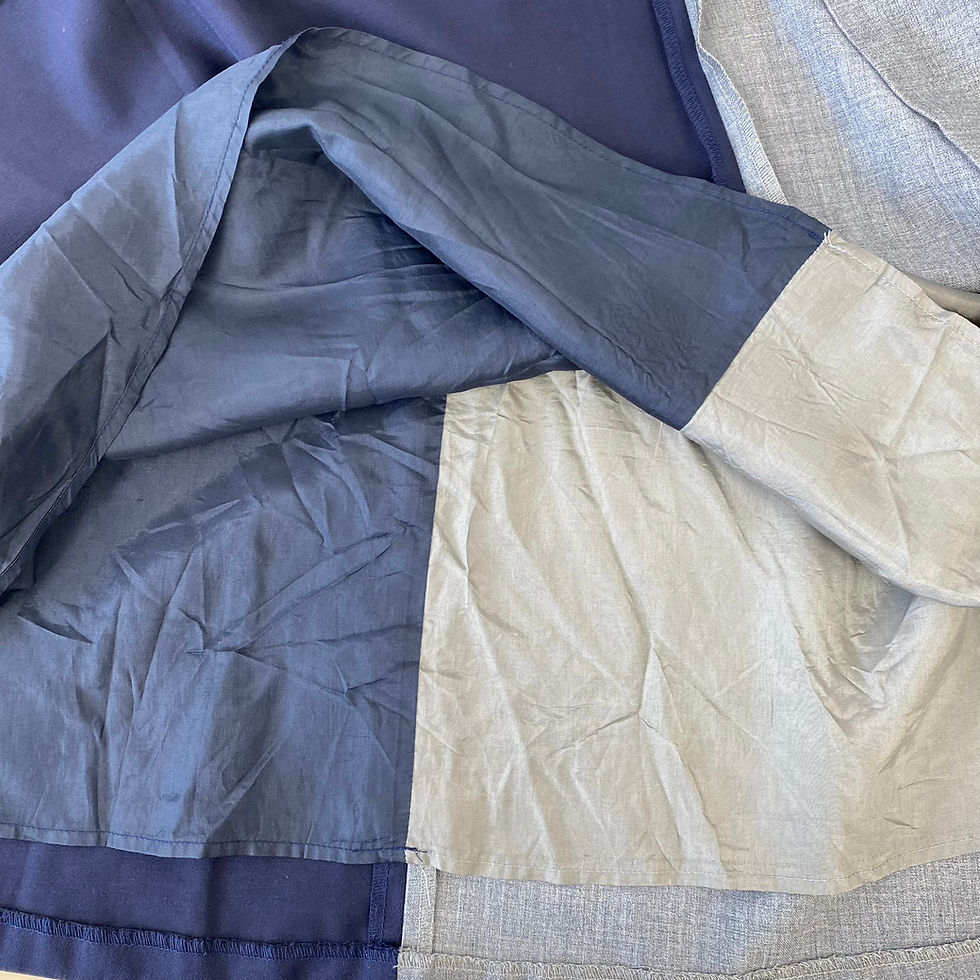 Thumbnail: WOAW x EDIT Bi-Color Mid-Length Skirt