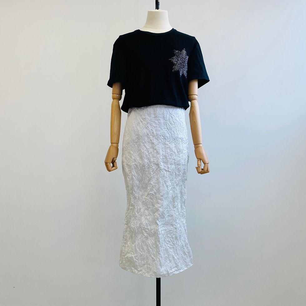 Thumbnail: Alexander McQueen Snowflake Black Tee