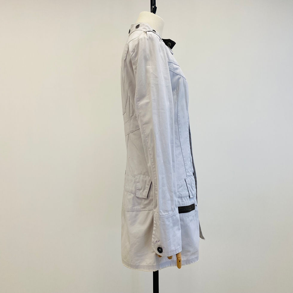 Thumbnail: Diesel Buttoned Shirt Jacket with Zip Pockets