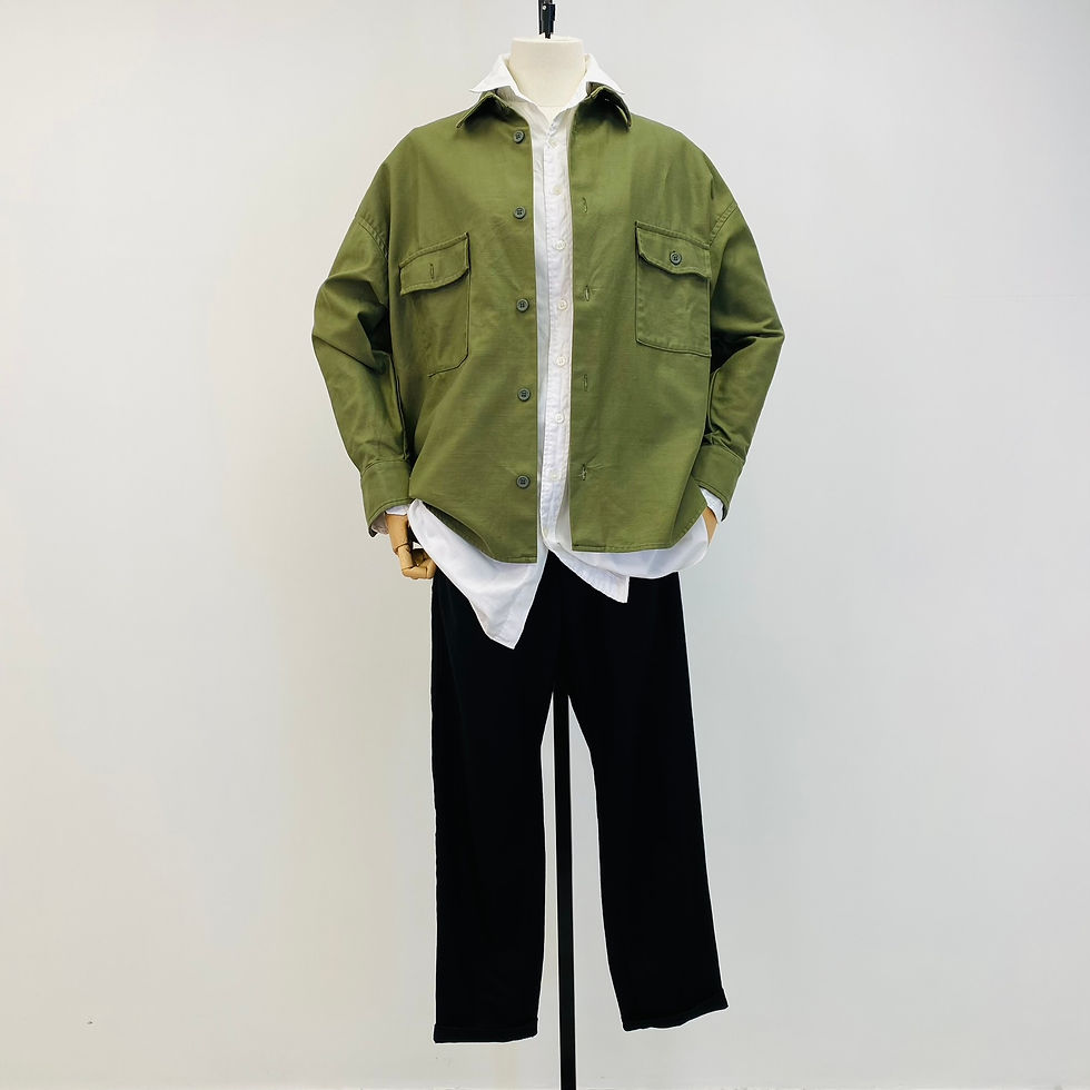 Thumbnail: Converse Tokyo Green Shirt Jacket