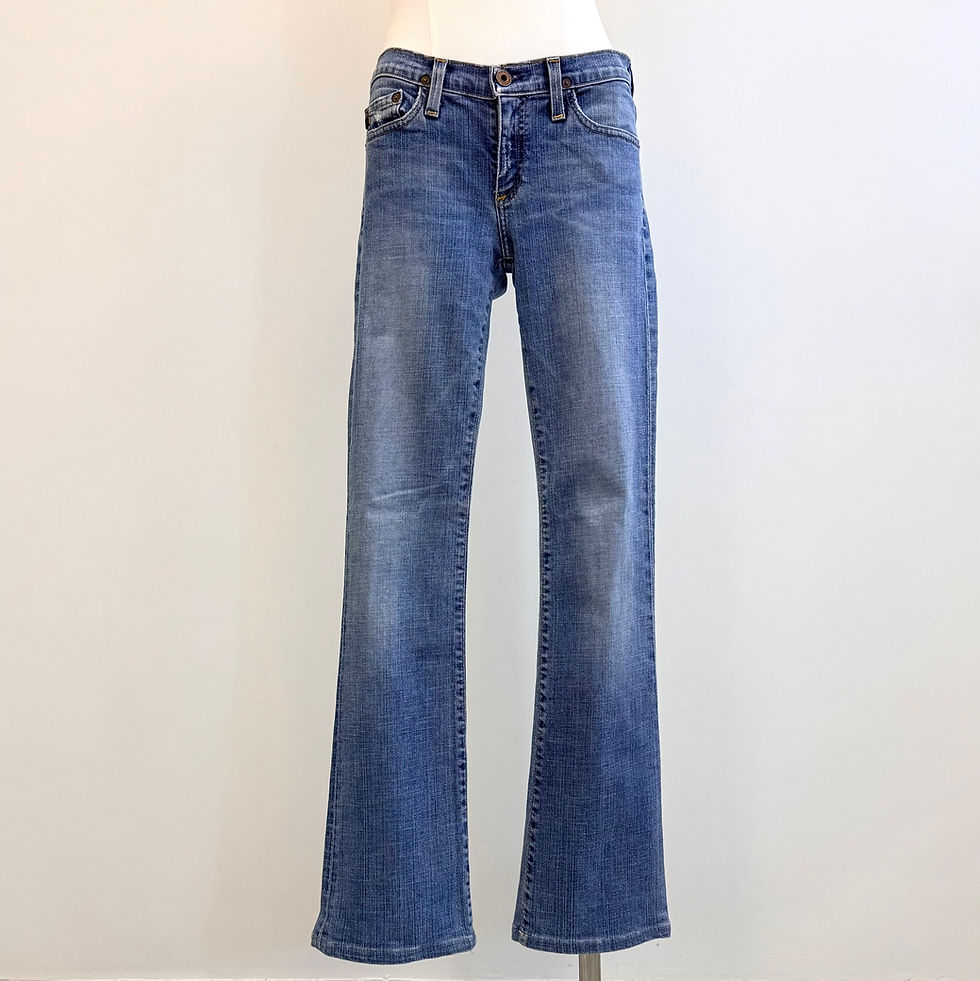 Thumbnail: Adriano Goldschmied "Angel" Bootcut Low-Rise Jeans