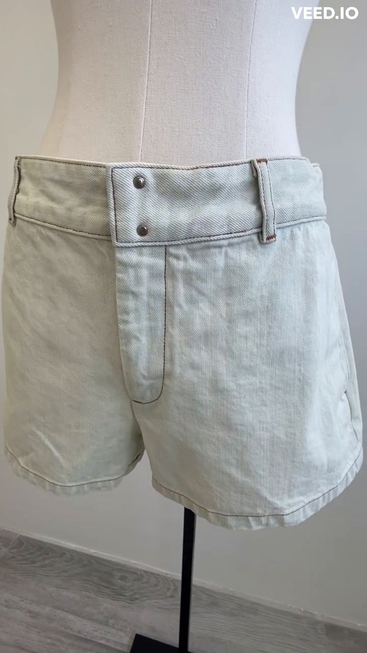 Thumbnail: A.P.C. Bleached Out Denim Shorts