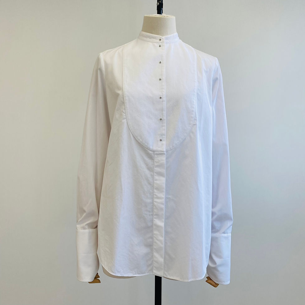 Thumbnail: Alexander McQueen Pique Bib Tuxedo Shirt