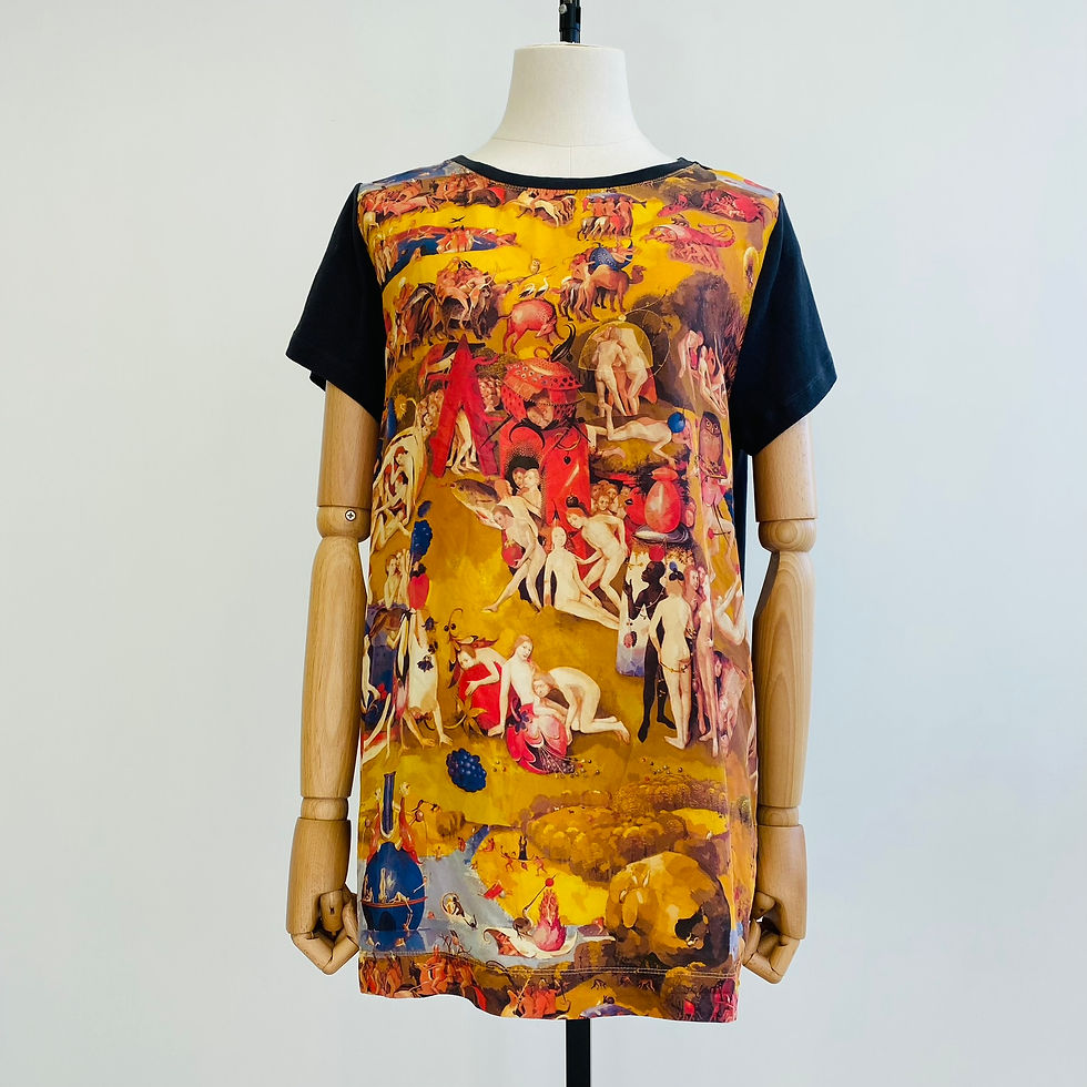 Thumbnail: https://www.doozylux.com/product-page/carven-bosch-s-paint-printed-tee