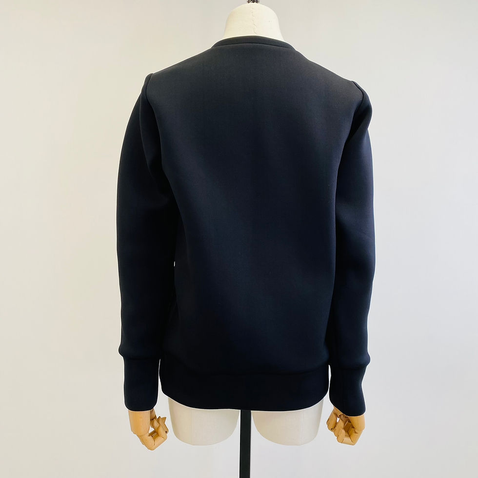 Thumbnail: Tibi Neoprene Floral-Lace Sweatshirt