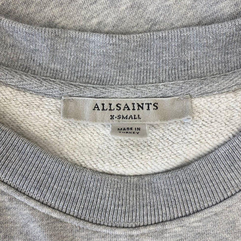 Thumbnail: AllSaints Petunia Grey Sweat Dress