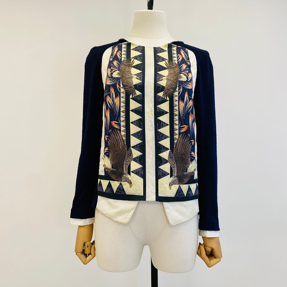 トップス [Aarchive] 90s GrassPattern Greige Knit レディース】Graphic Wool Mix Knit | GANNI(ガニー) / トップス