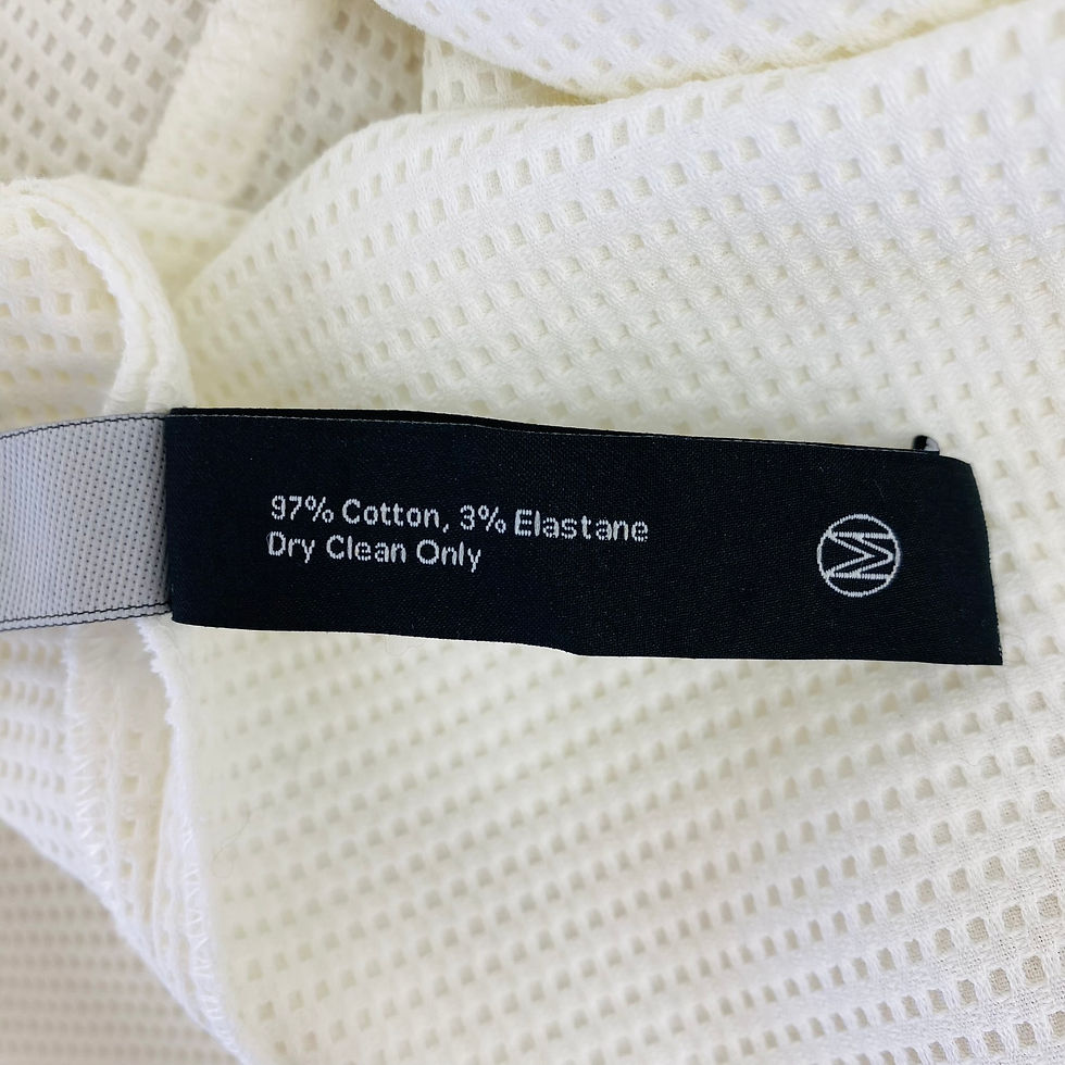 Thumbnail: Mother of Pearl Meshed Top with Pearl and Floral Appliques