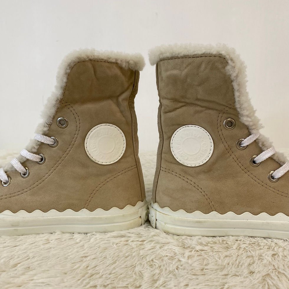 Thumbnail: Chloe Shearling-Lined Kyle Sneakers