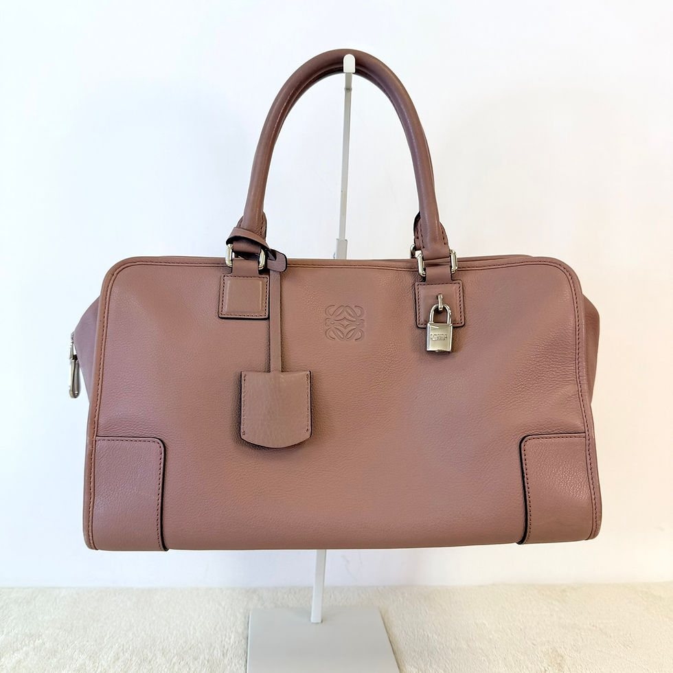 Thumbnail: Loewe Medium Pink Amazona Tote Bag