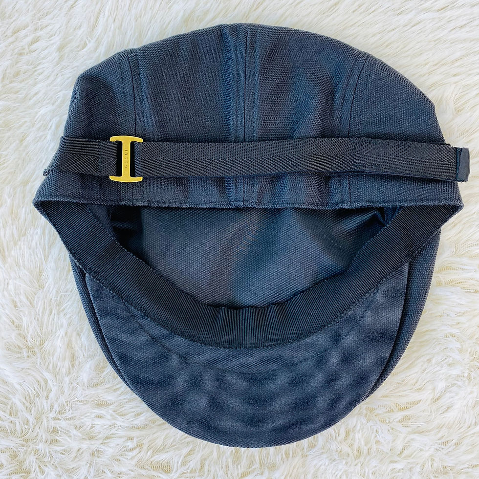 Thumbnail: Gucci Black Vintage Flat Cap