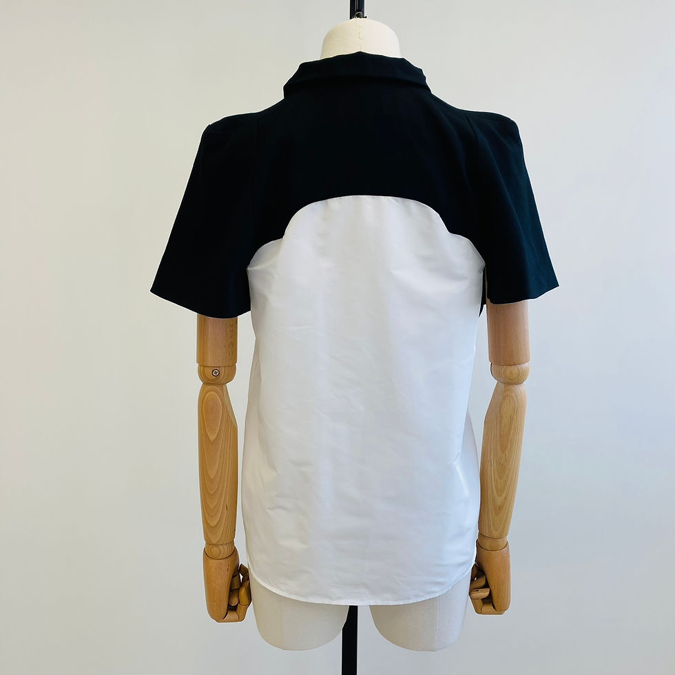 Thumbnail: Toga Pulla Contrast Collared Top with Front Snap Buttons
