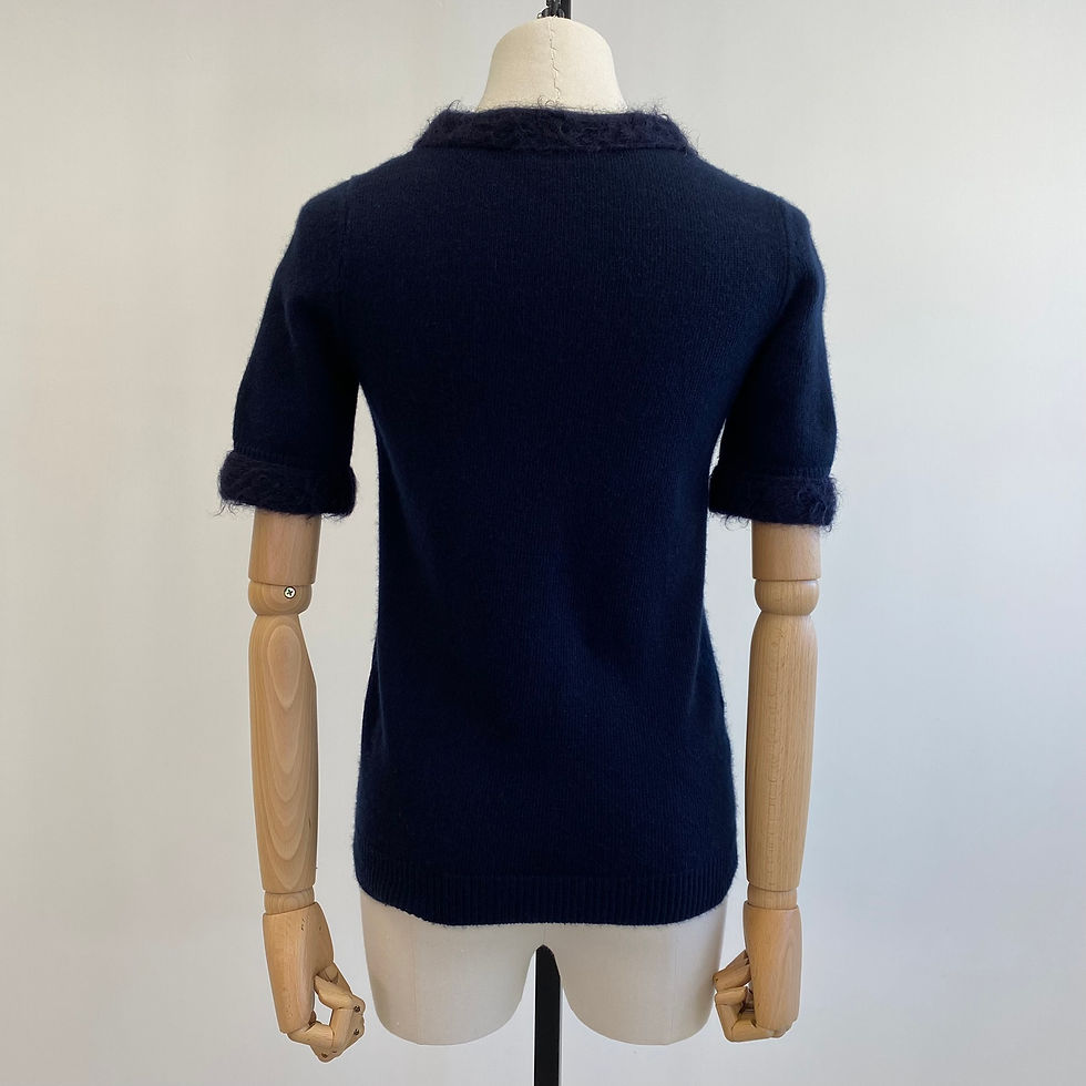 Thumbnail: Prada Knit Top with Mohair Trims