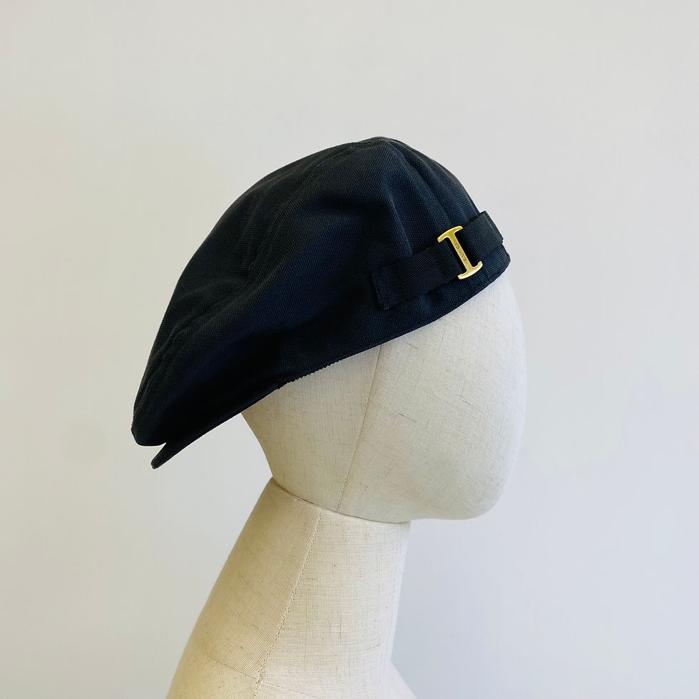 Thumbnail: Gucci Black Vintage Flat Cap