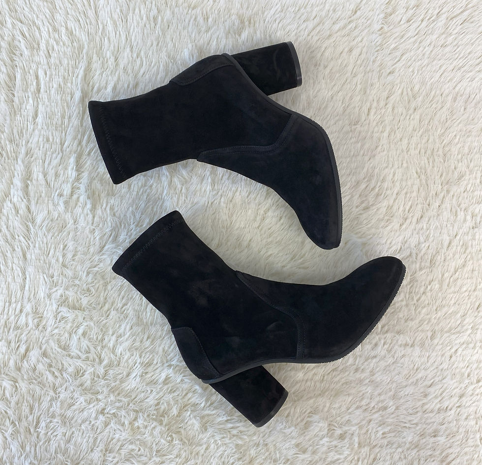 Thumbnail: Stuart Weitzman Margot Stretch-Suede Sock Boots