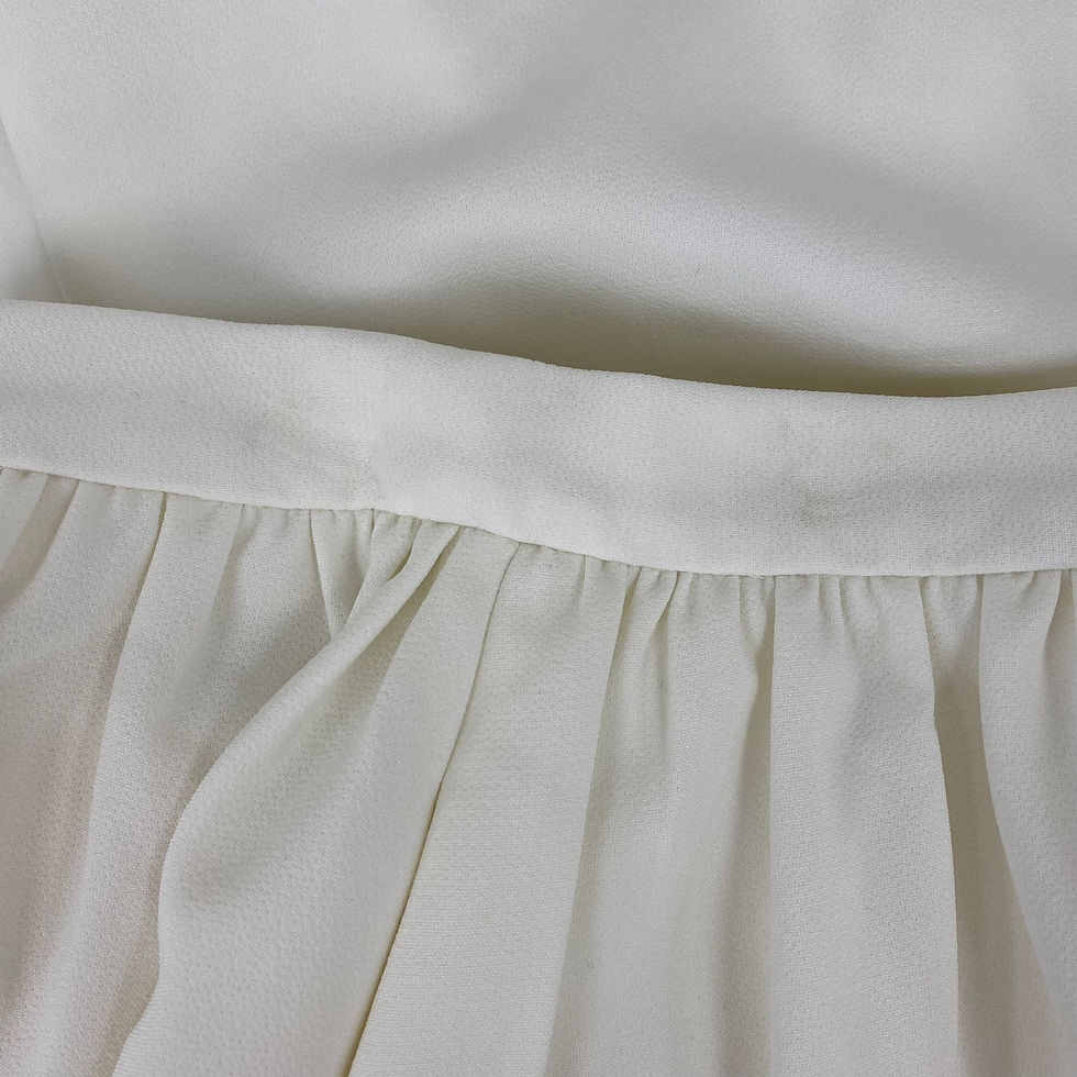 Thumbnail: EDIT Crepe White Midi Skirt