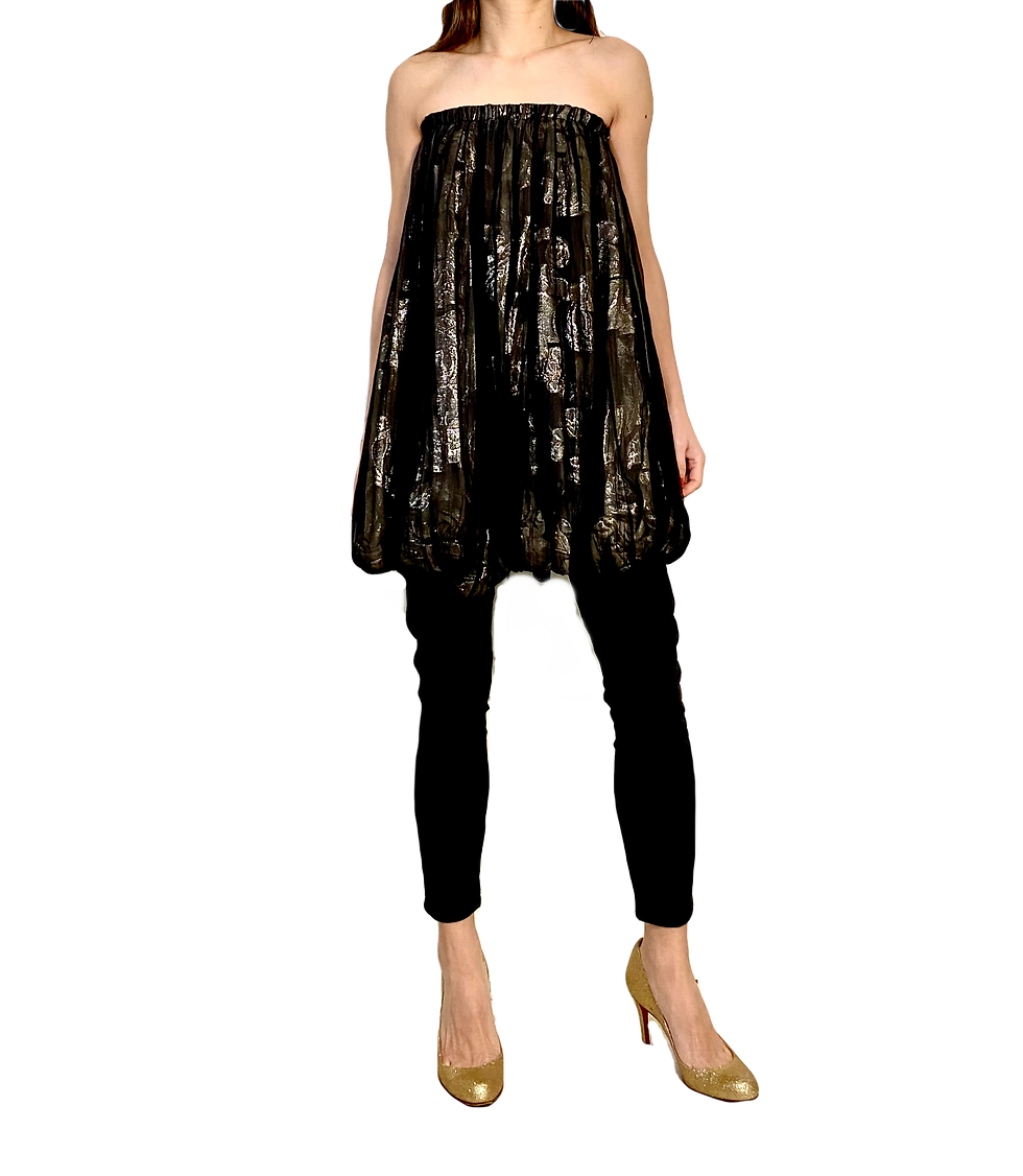 Thumbnail: Stella McCartney 2-in-1 Jacquard Silk Top / Skirt