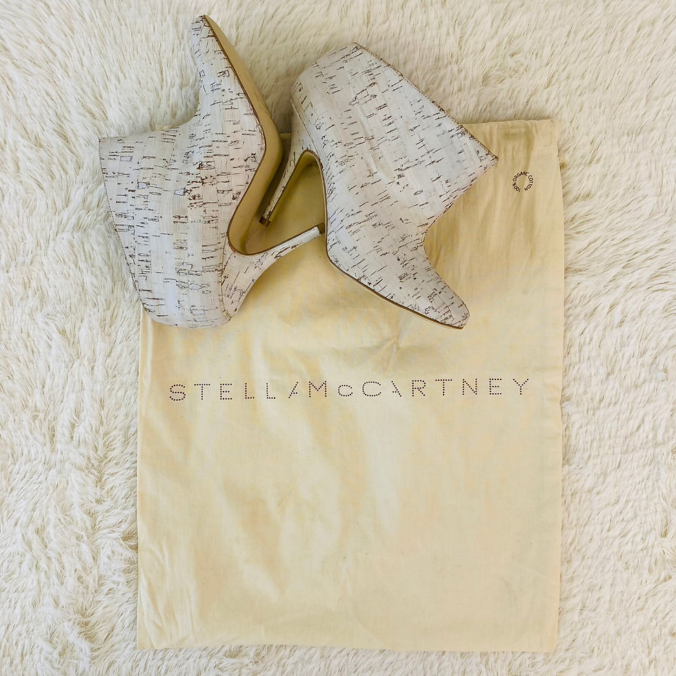 Thumbnail: Stella McCartney Cork Booties with Stiletto Heels