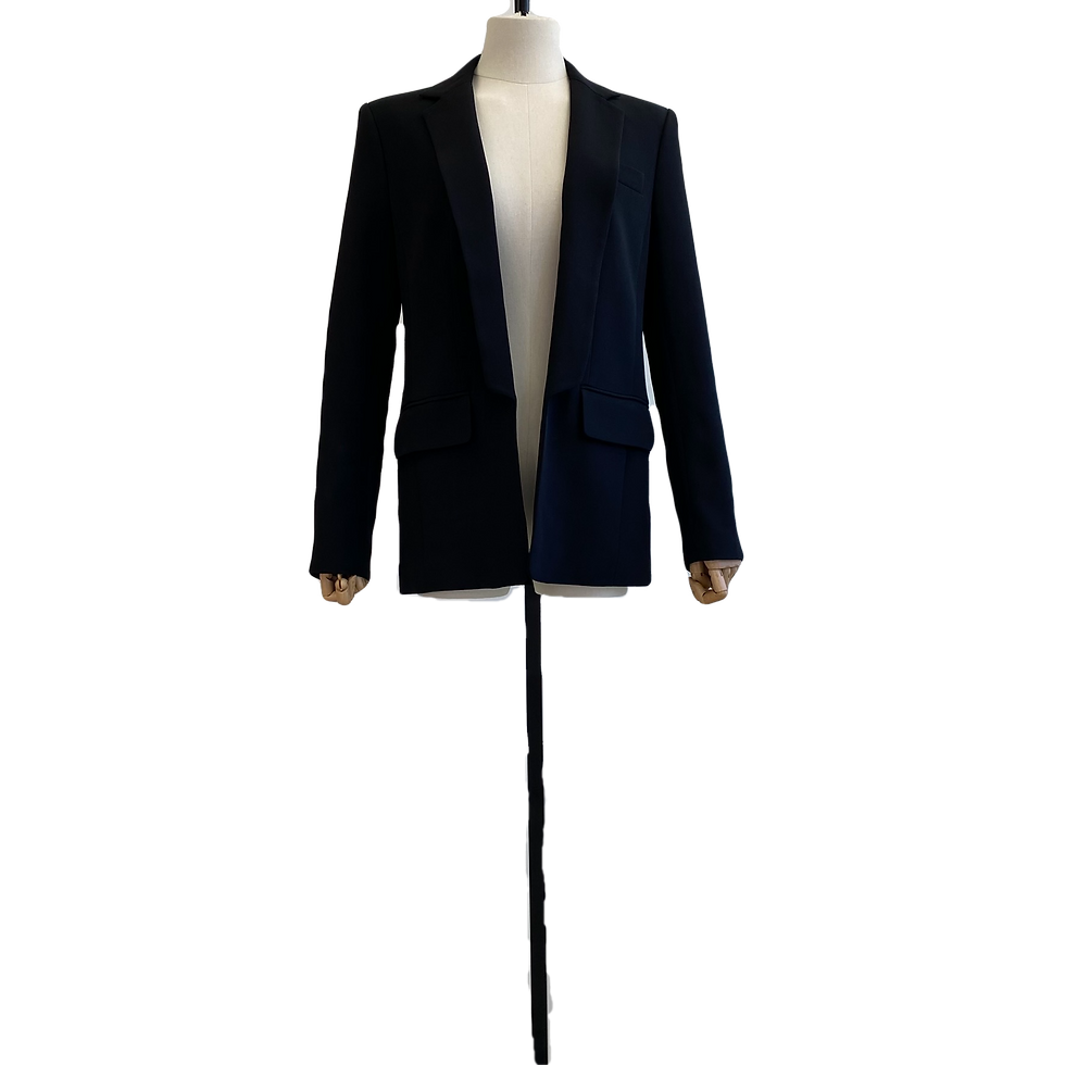 Alexander Wang Black Open Blazer