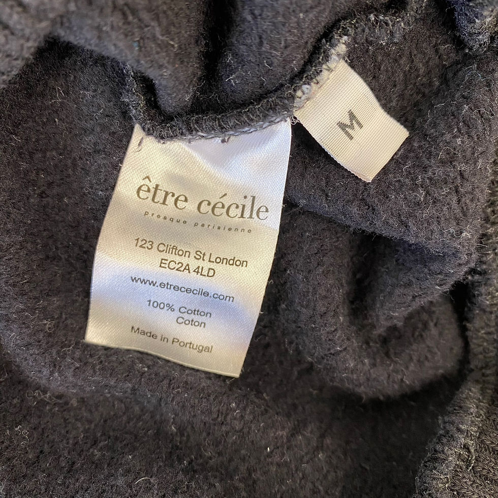 Thumbnail: Etre Cecile Gold Font Logo Sweatshirt