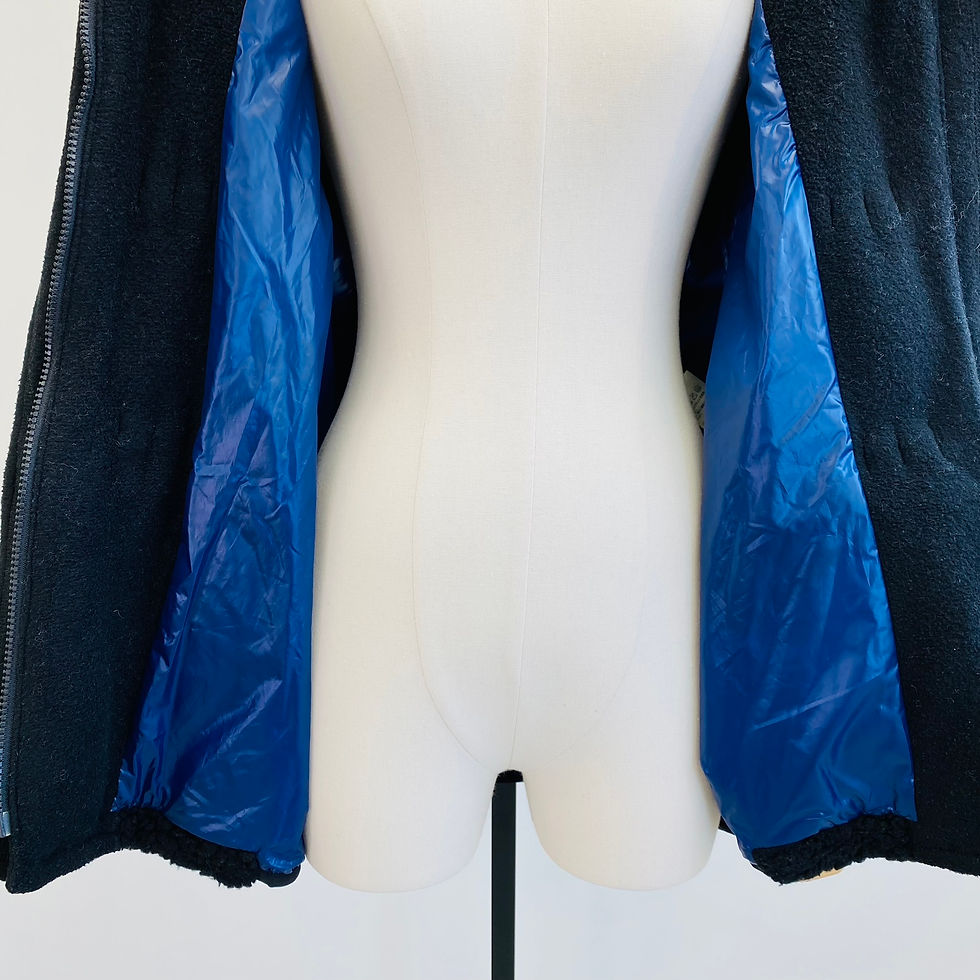 Thumbnail: Mercibeaucoup Short Fleece Coat with Toggle Buttons