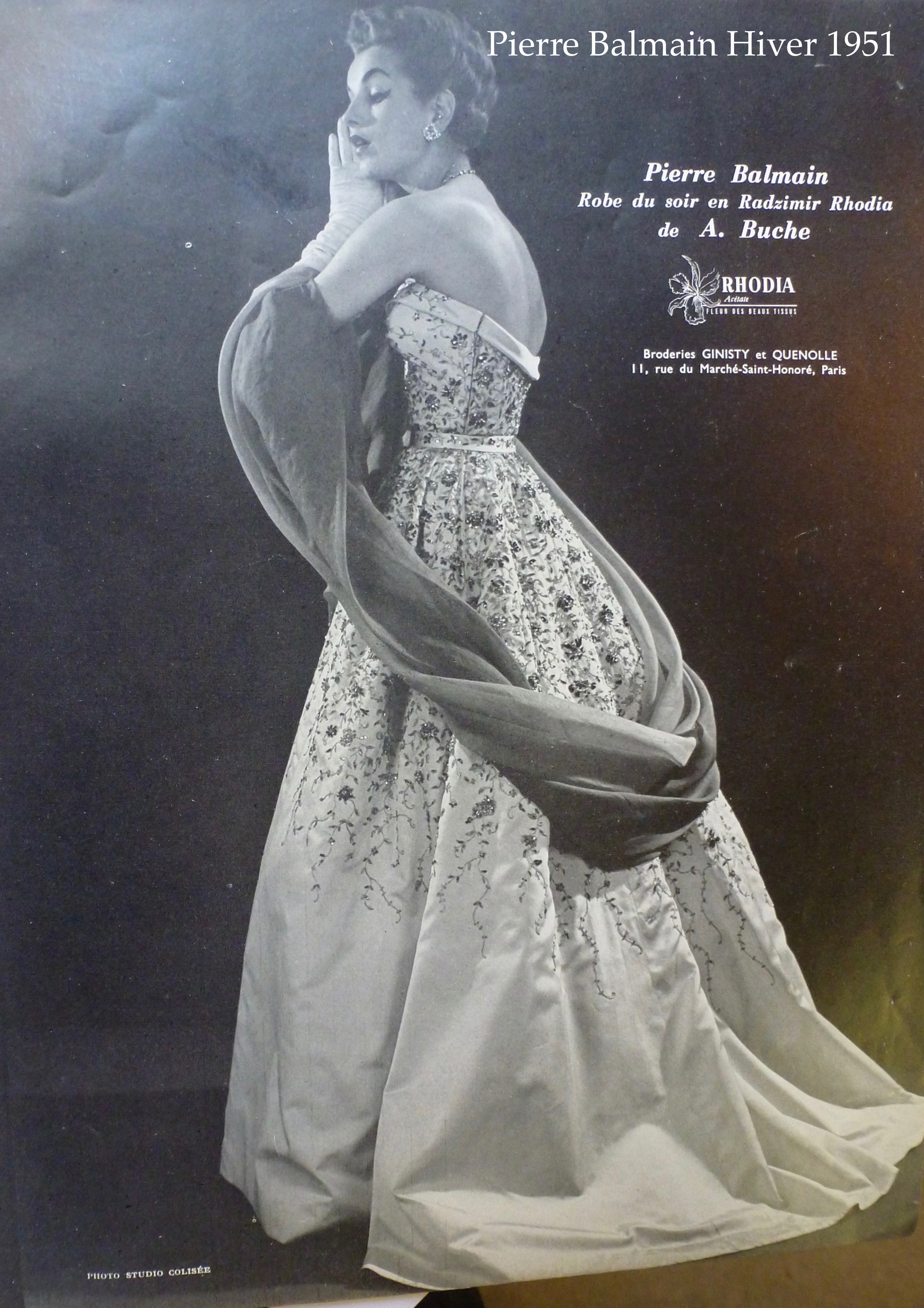 Pierre Balmain Hiver 1951