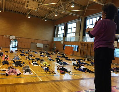 ヨーガ教室の様子