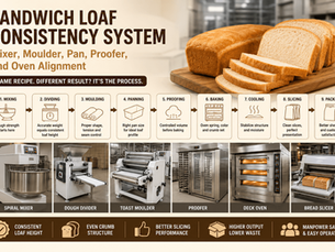 Sandwich Loaf Consistency System: Mixer, Moulder, Pan Choice, Proofing, and Baking Alignment