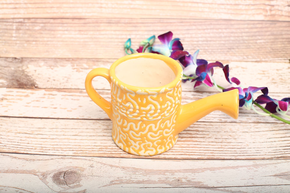 Thumbnail: 4" Watering can Planter pot H4D7