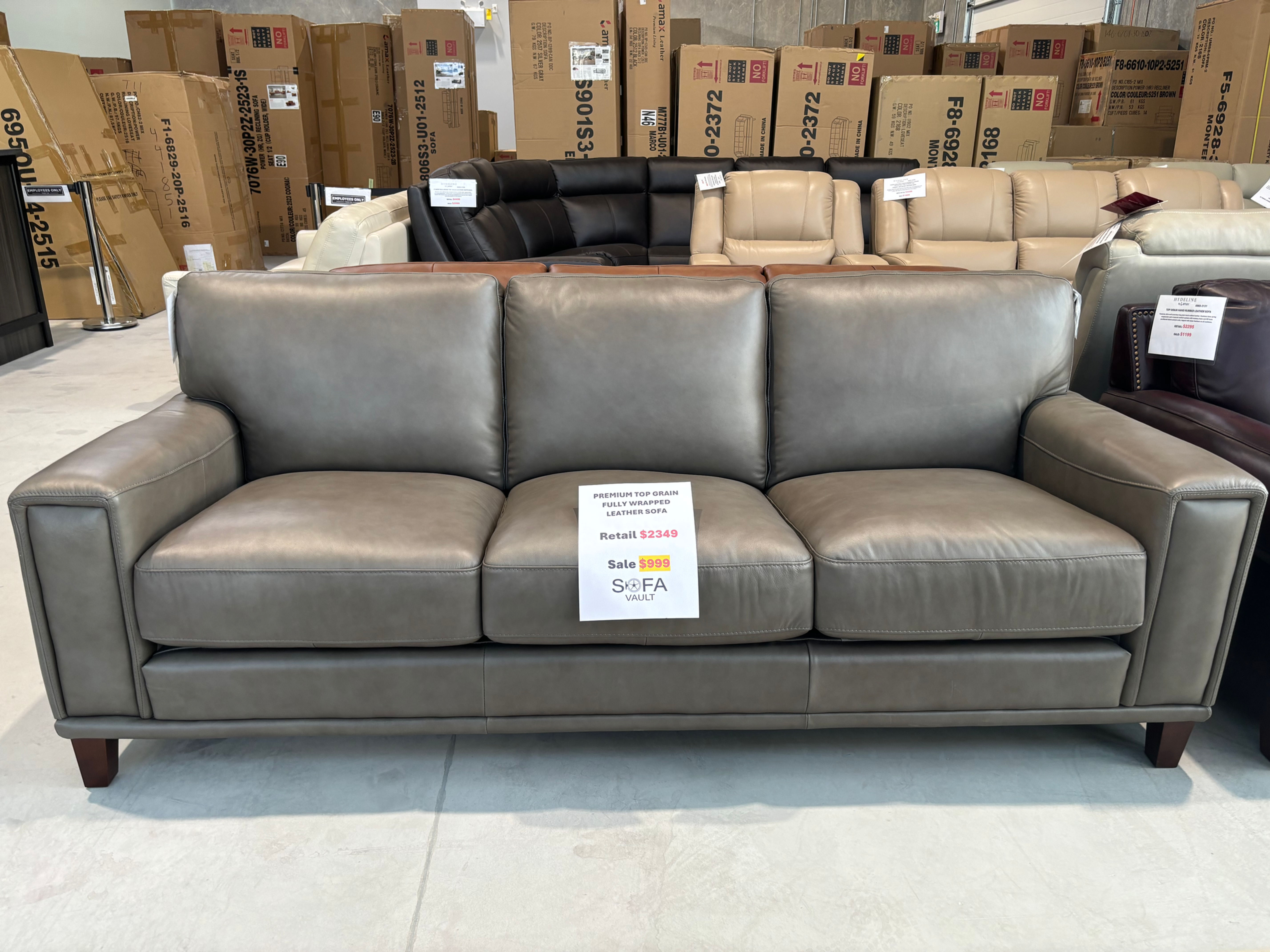 Full Top Grain Luxury Sofa