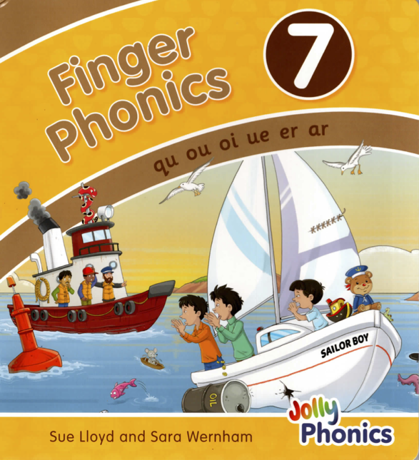 フォニックス学習 フィンガーフォニックス全7巻　Finger phonics Finger Phonics Book 7 (US / in print) | Jolly Study Square