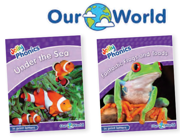 Jolly Phonics Readers Our World Nonfiction PURPLE Level (in print)