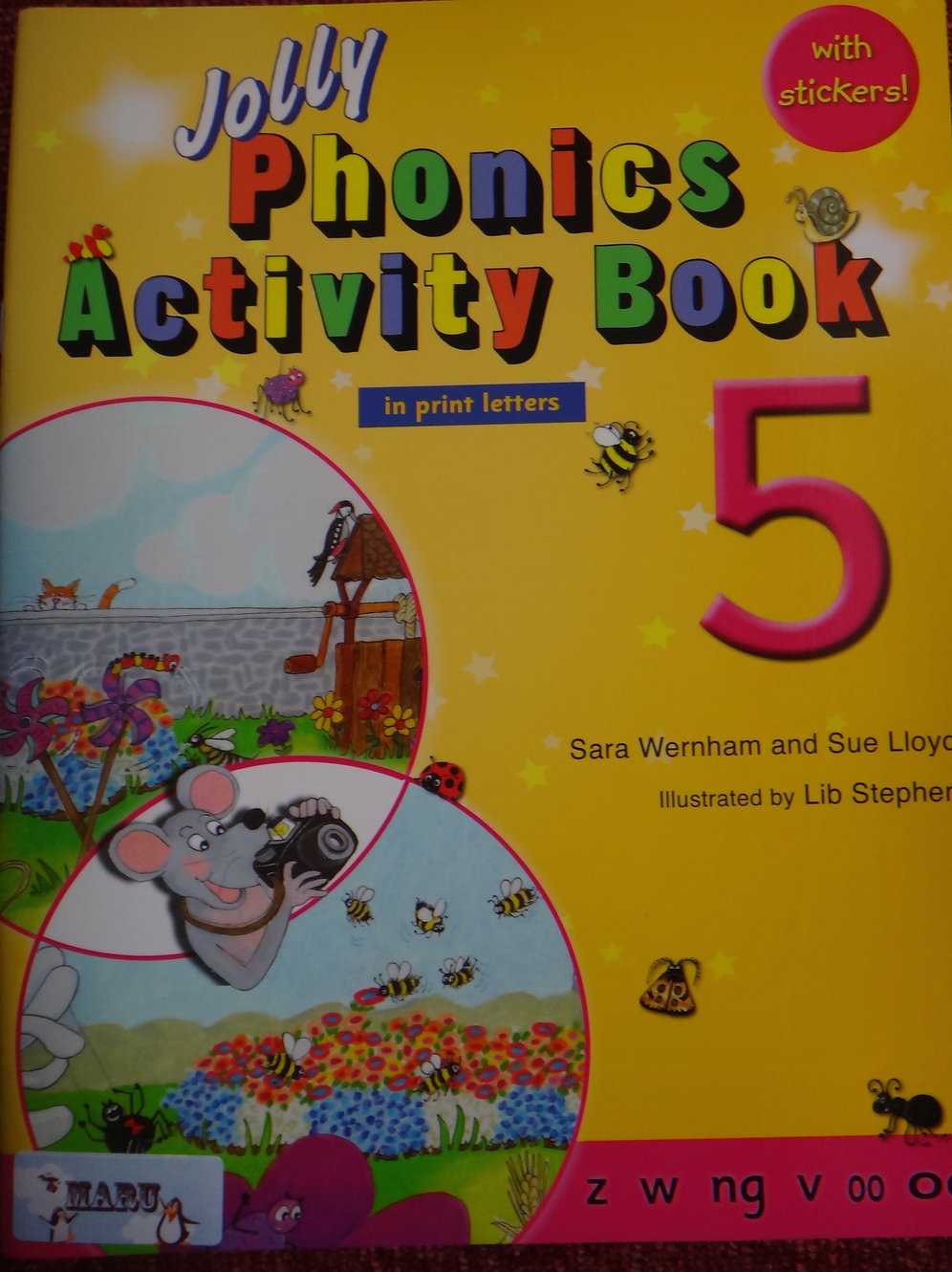 jolly phonics activity book 5 us in print letters