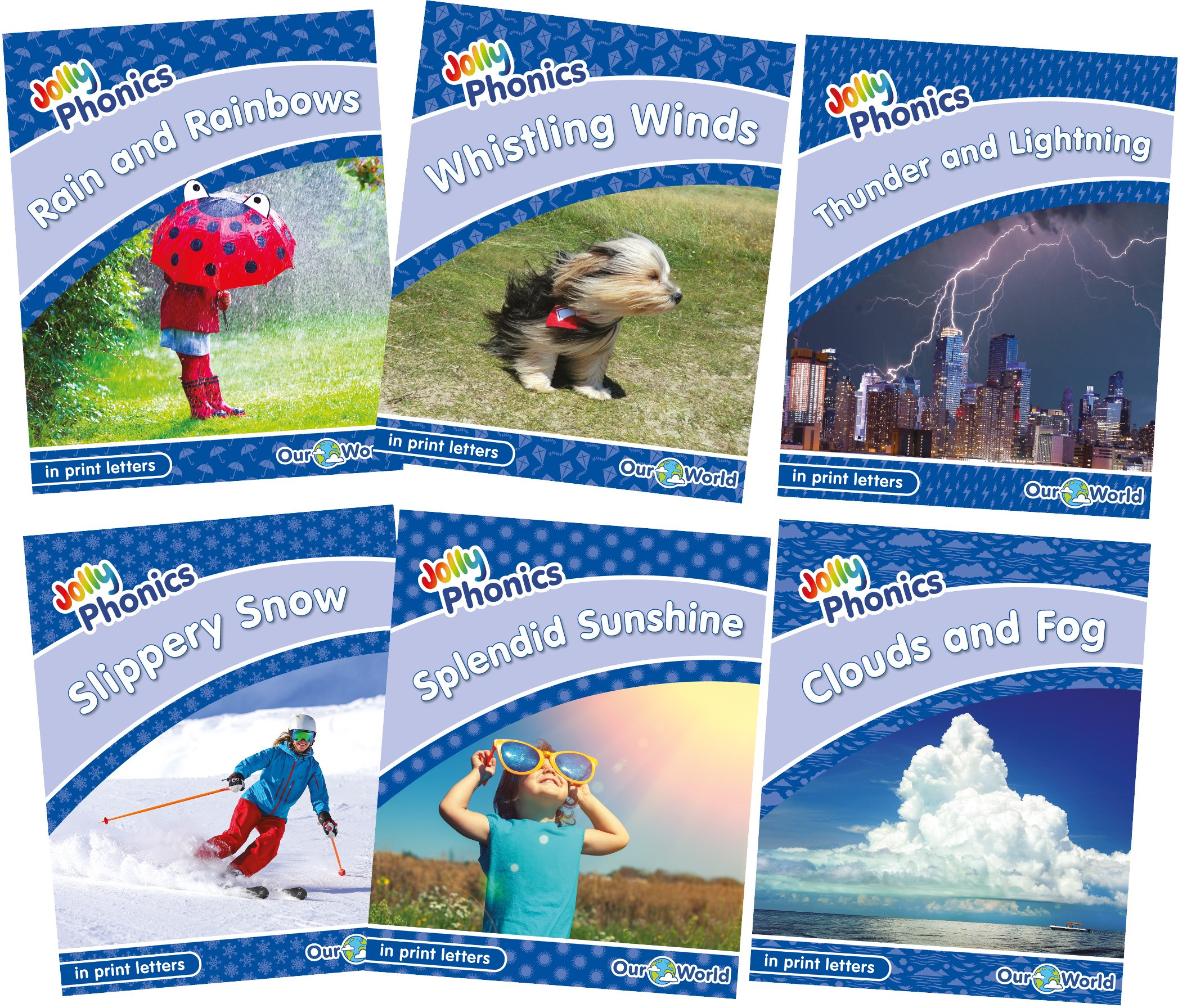 Jolly Phonics Readers Our World Nonfiction BLUE Level