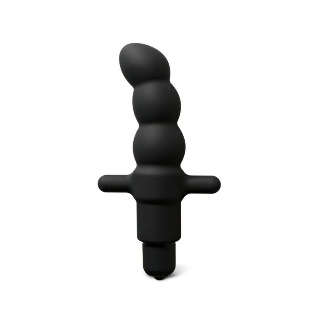 Midnight Pulse Plug black silicone anal plug