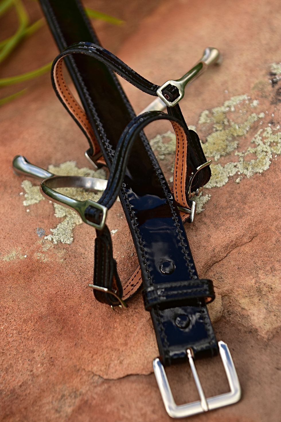 Thumbnail: Black Patent Leather  Belts
