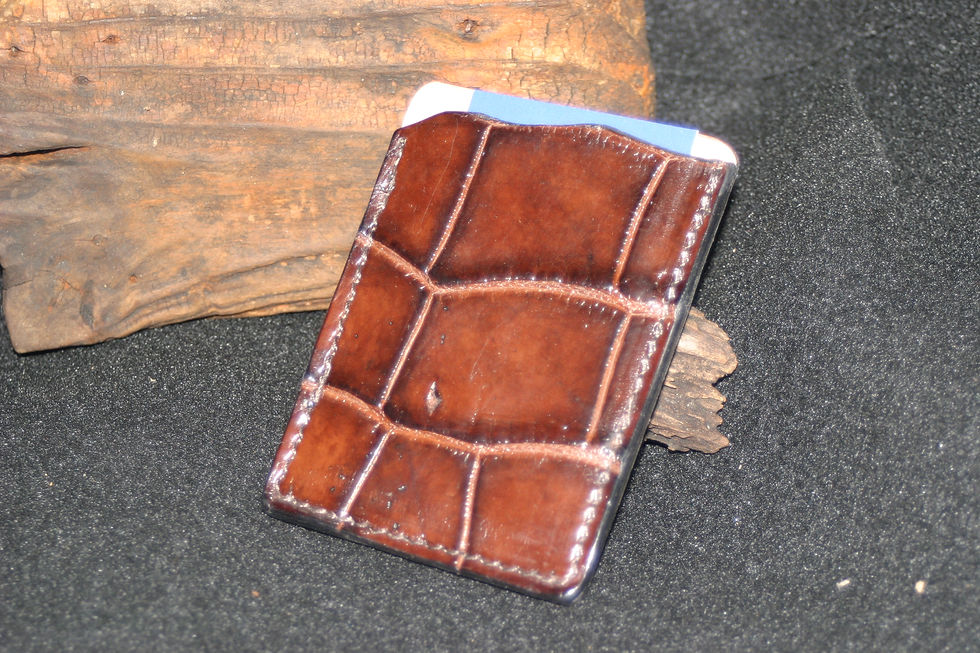 Thumbnail: Alligator Card Holder, Minimalist Wallet