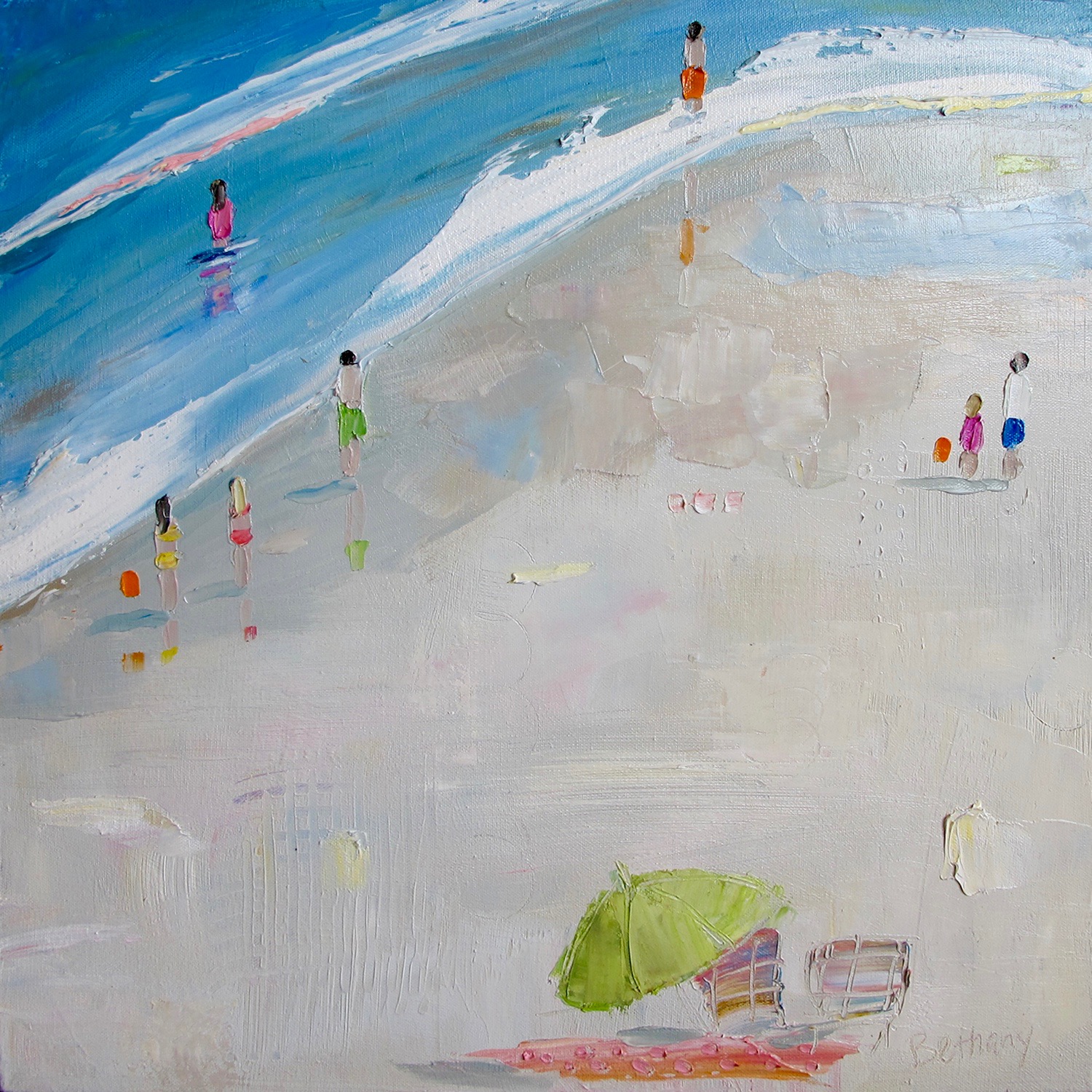 Beach Days - Green Umbrella