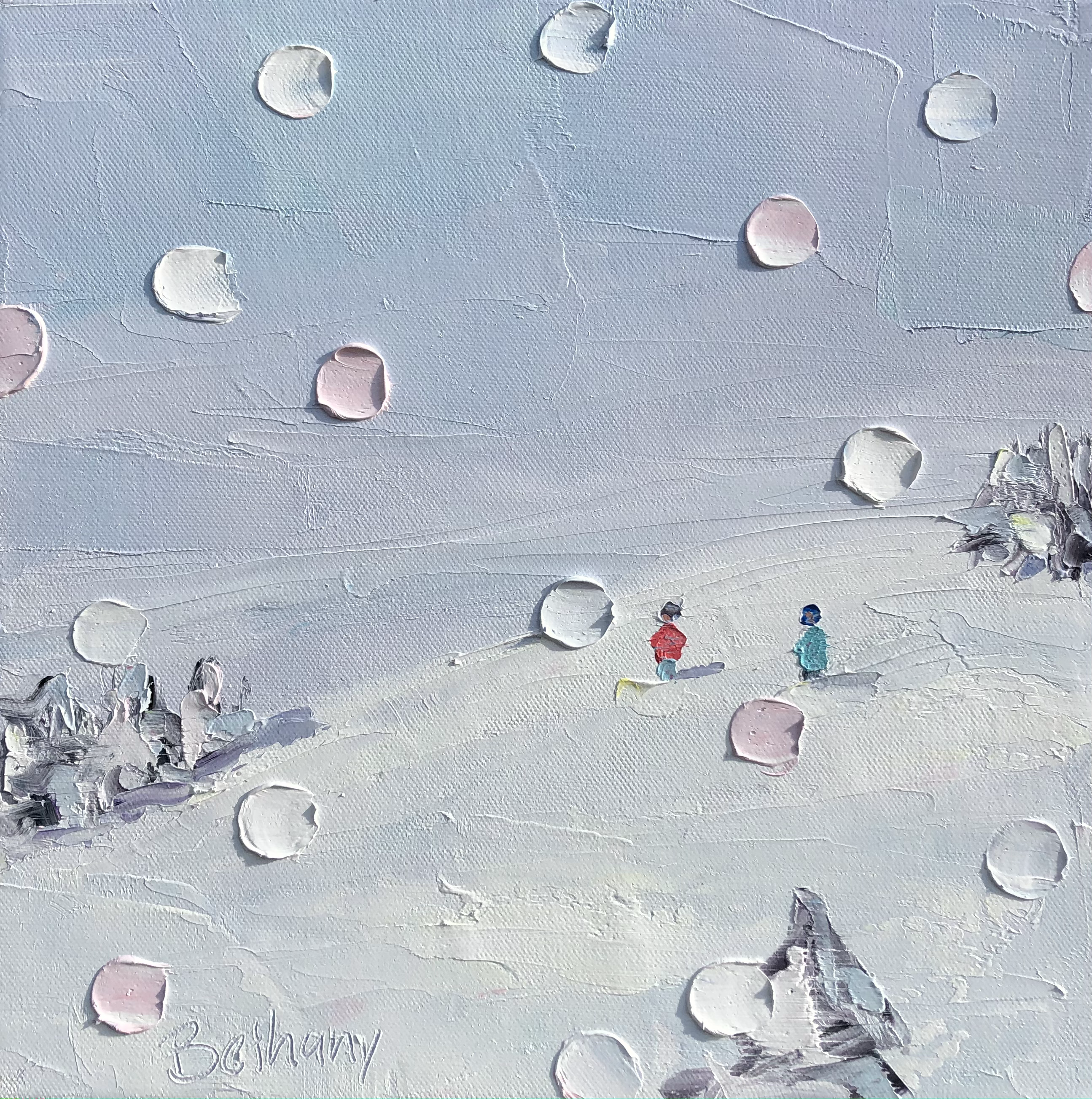 Ski Days - Pink Flakes