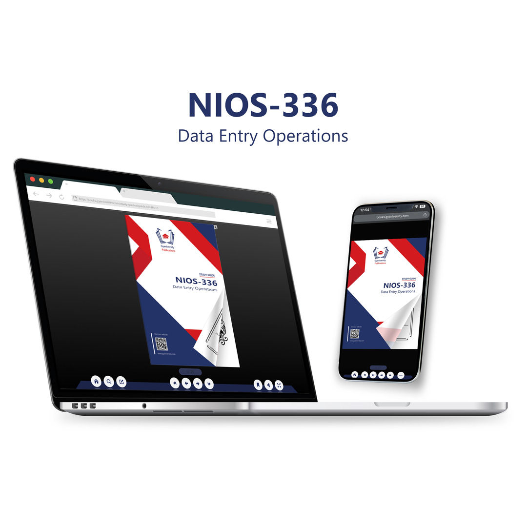NIOS-336: Data Entry Operations (Study Guide Soft Copy)