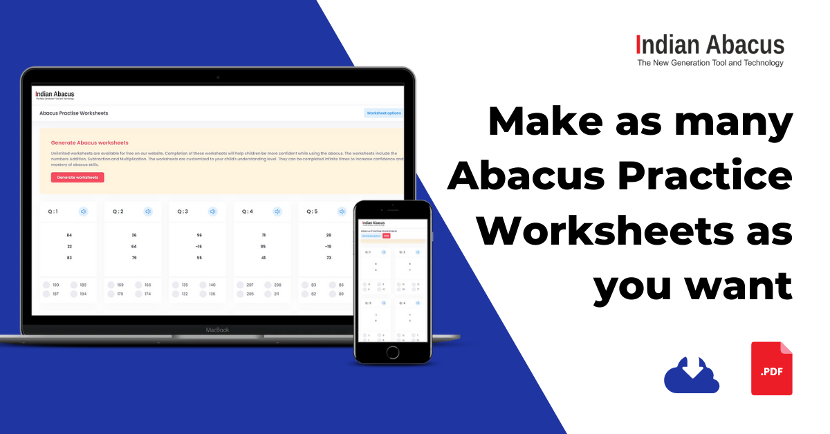 Abacus Worksheet Indian Abacus Abacus Worksheet Indian Abacus