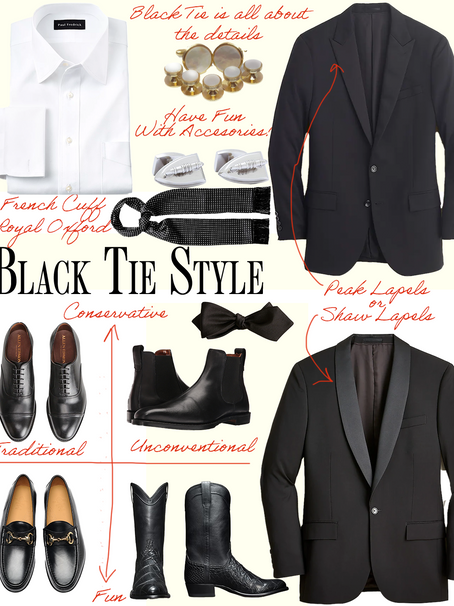 1/9/2023 - Black Tie Style Guide